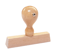Langstempel - Holz 75x25mm
