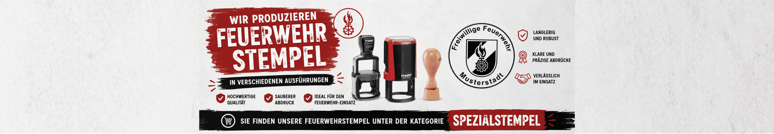 Banner Feuerwehr
