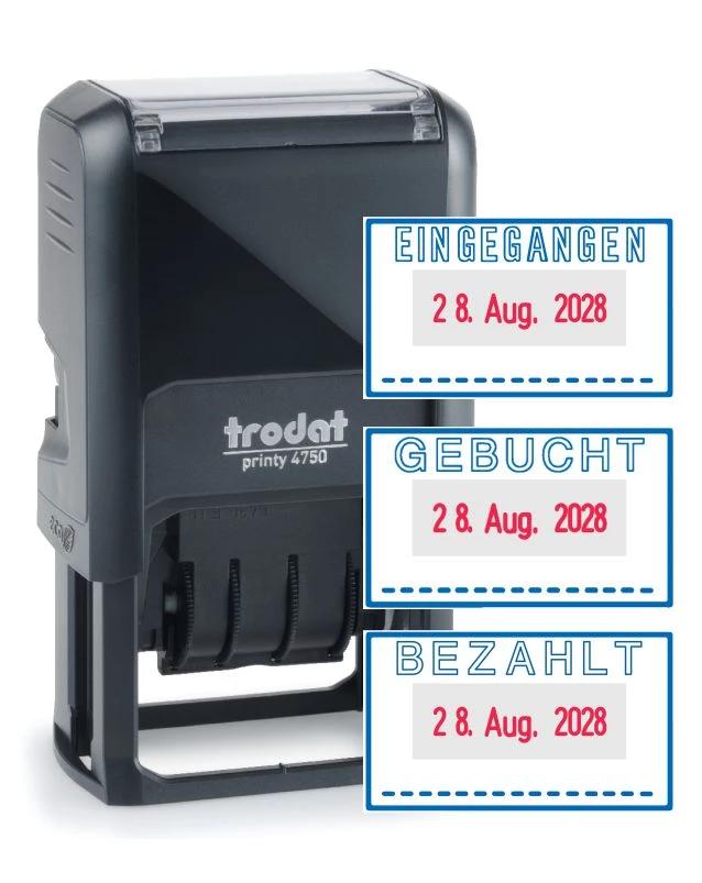 4750/L-Datum mit Standard-Textplatte